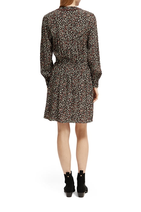 ELASTICATED WAIST MINI DRESS CREATURES OF THE NIGHT FIELD GR 3