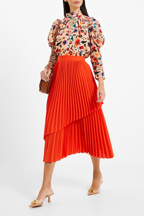 ARIE PLEATED SKIRT RED 2