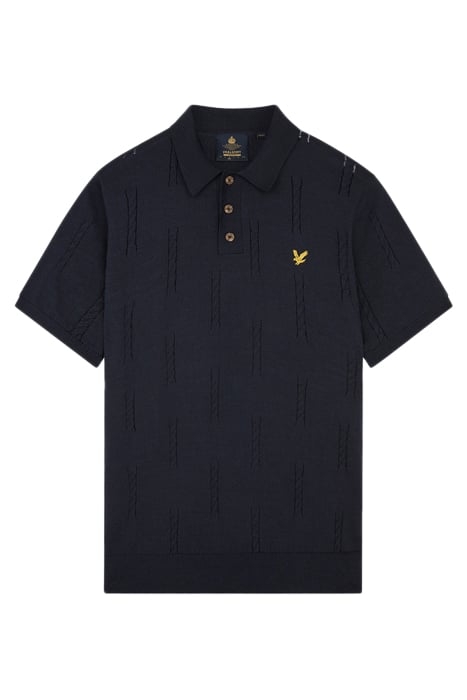 DOT CABLE POLO DARK NAVY 3
