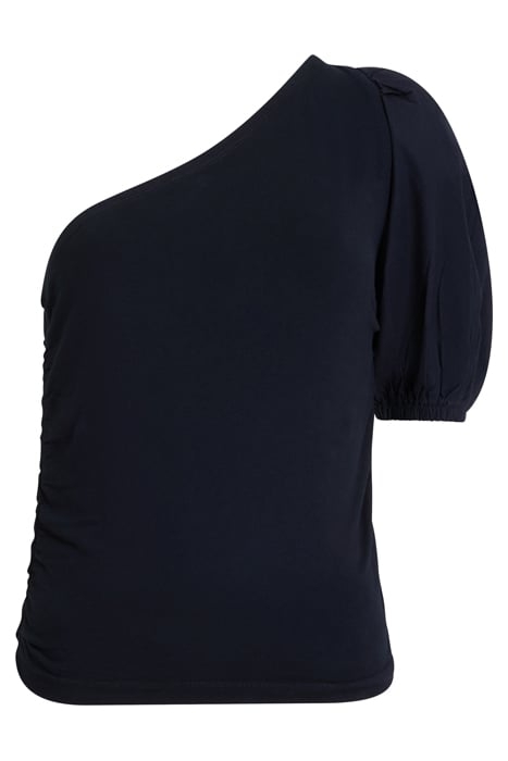 ROSANNA COT MIX 1 SHOULDER TOP BLACK 3