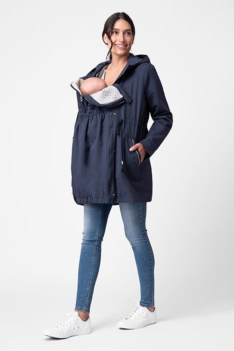 MATERNITY UTILITY JACKET BLUE 4