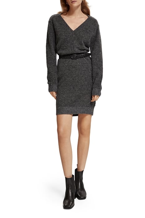 BRAIDED LEATHER WAIST BELT EVENING BLACK 3