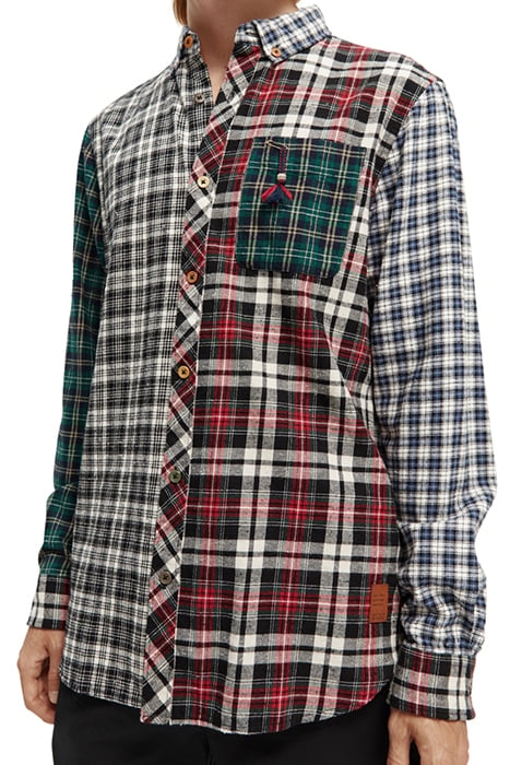 REGULAR-FIT MIX AND MATCH CHECKED SHIRT COMBO E 6