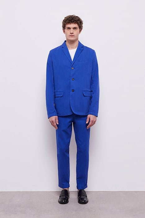 VESTE SOFT EN COTON BLUE 1