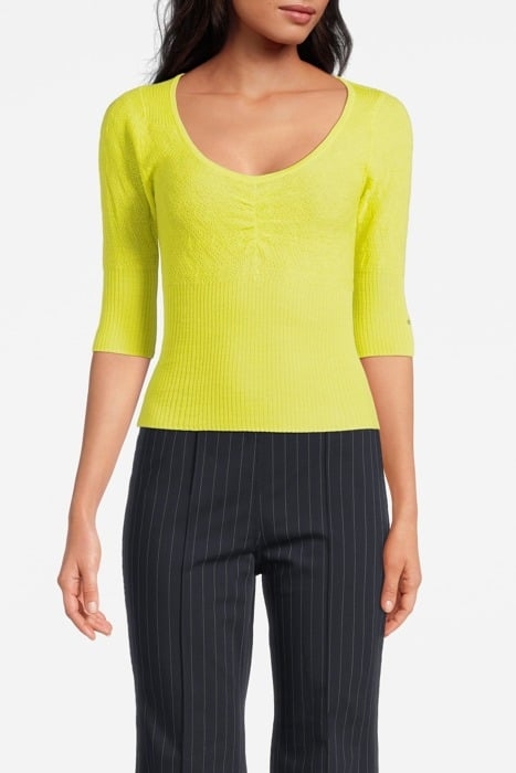 MERINO LACE O-NECK TENDER SHOOTS 1