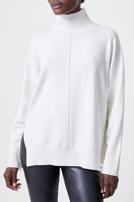 BABYSOFT HIGH NECK SEAM WHITE 1