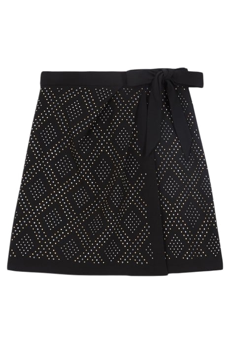 JUPE COURTE NOUEE BLACK 1