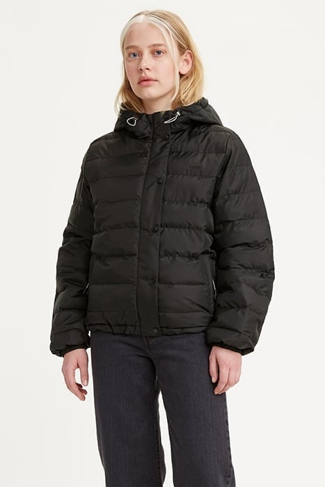 EDIE PUFFER JACKET IN BLACK 1