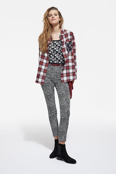 CHEMISE A CARREAUX ET POCHES CONSTRATEES RED 4