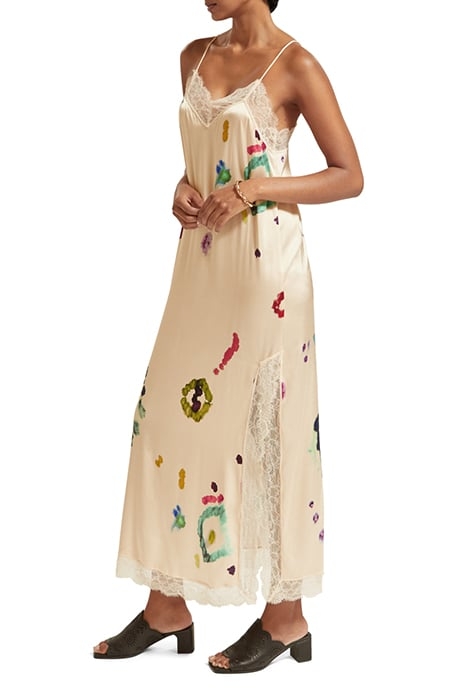 CAMI MAXI DRESS WITH LACE DETAIL GALAXY DYE SOFT ICE 5