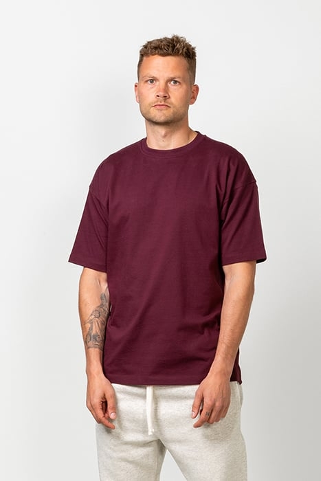OVERSIZED TEE WINE 1