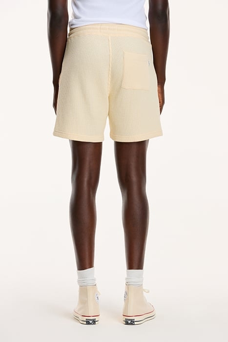 MEN OSCAR WAFFLE STRUCTURE SHORTS LIGHT BEIGE 2