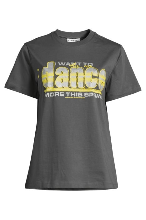 BASIC JERSEY DANCE RELAXED T-SHIRT VOLCANIC ASH 3