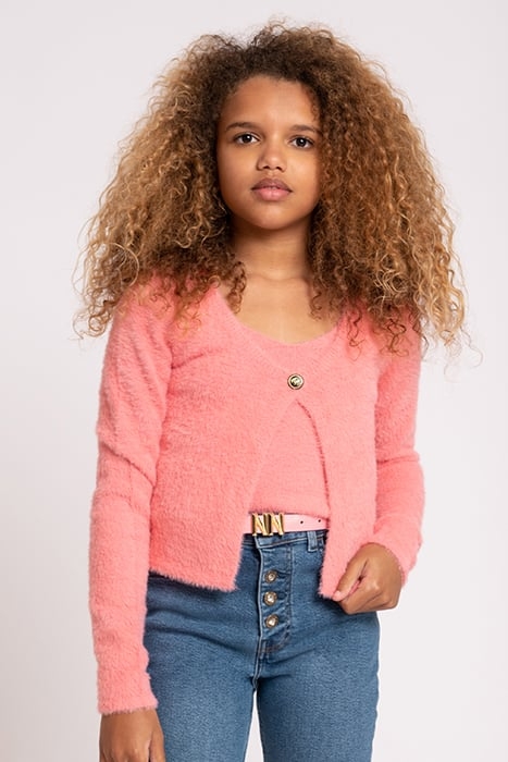 TWINNY CARDIGAN BLUSH PINK 1