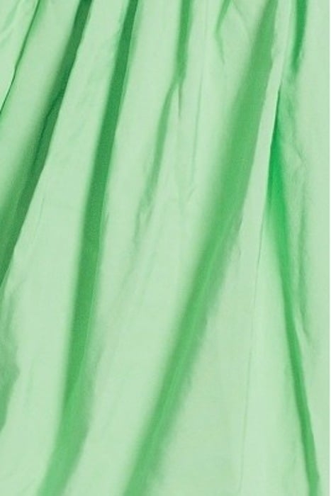 TAFFETA MIX BALLOON MINI DRESS BLACK 5