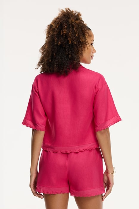 LADIES EMILY BLOUSE PARROT PINK 2