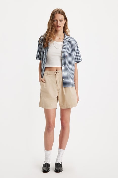 PLEATED SHORT BEIGE 4