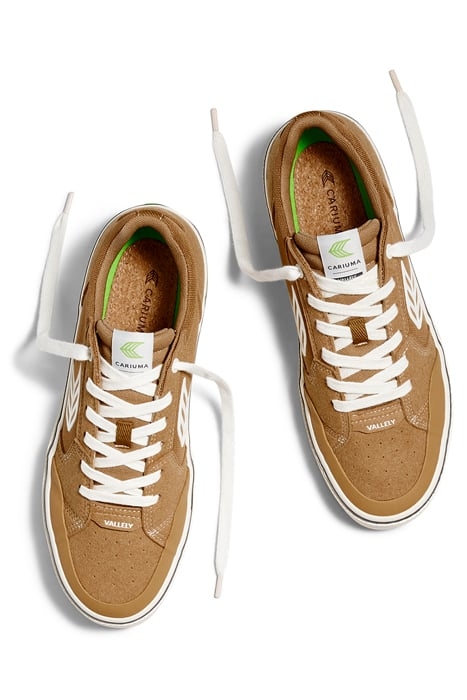 UNISEX VALLELY SKATE CAMEL SUEDE AND CORDURA SNEAKER 3