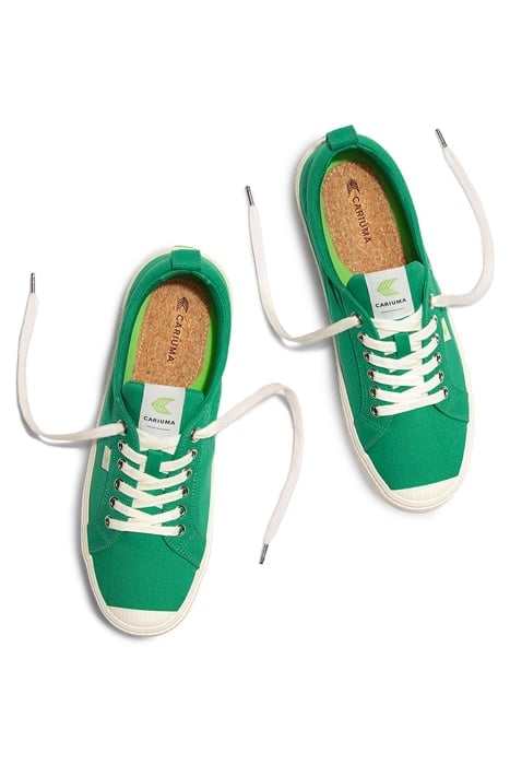 OCA LOW GREEN CANVAS SNEAKER 3