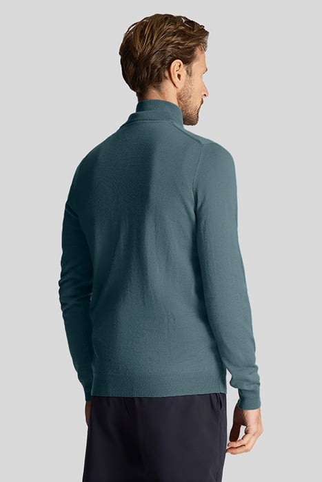 GOLF CORE 1/4 ZIP MERINO MIX IRON BLUE 2