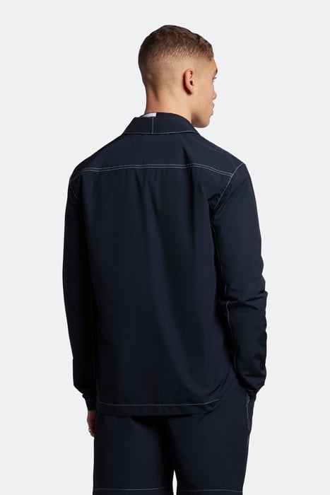 PANELLED OVERSHIRT DARK NAVY 2