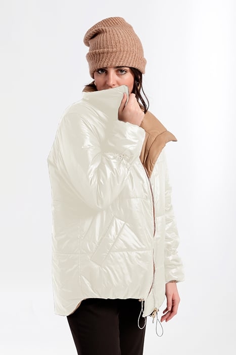 TECNICAL TEX REVERSIBLE PADEL CONGO COAT ECRUCAMEL 1