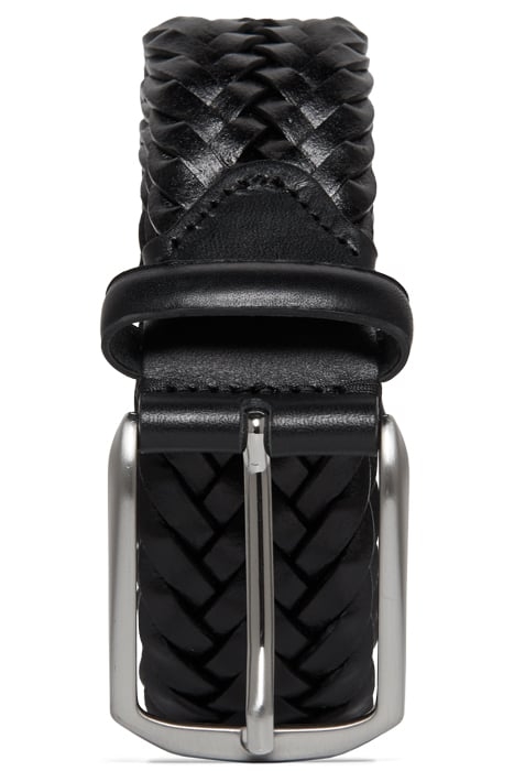 BLACK BRAIDED BELT BLACK 2