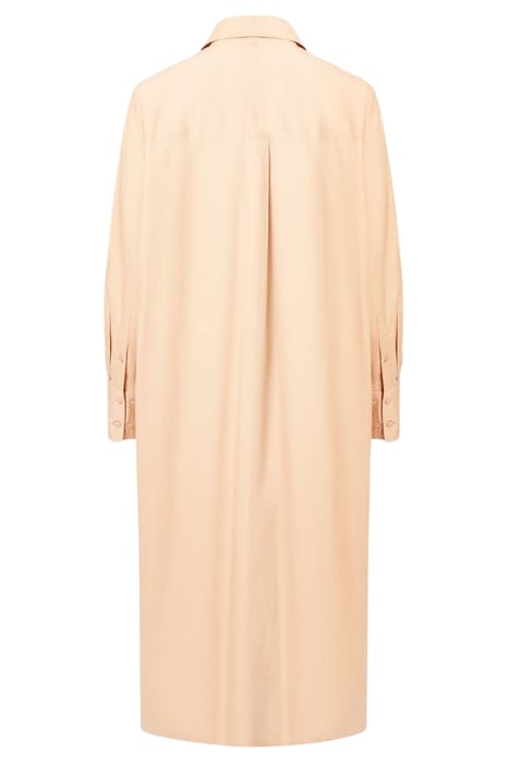 POPLIN TIE SHIRT DRESS K TAN 2