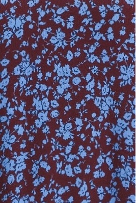 PRINTED CREPE MIDI DRESS PORT ROYALE 5