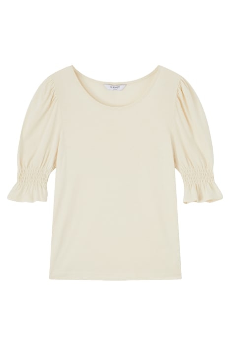 TJ EMILY - SMOCK SLEVEE T CREAM 3