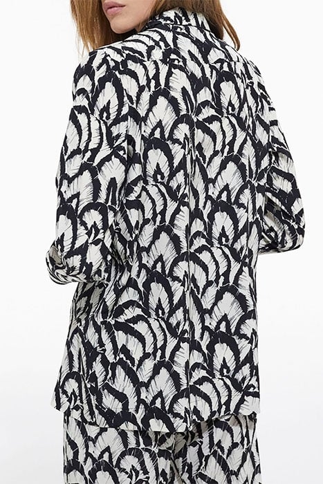 CHEMISE FLUIDE OFF WHITE / BLACK 2