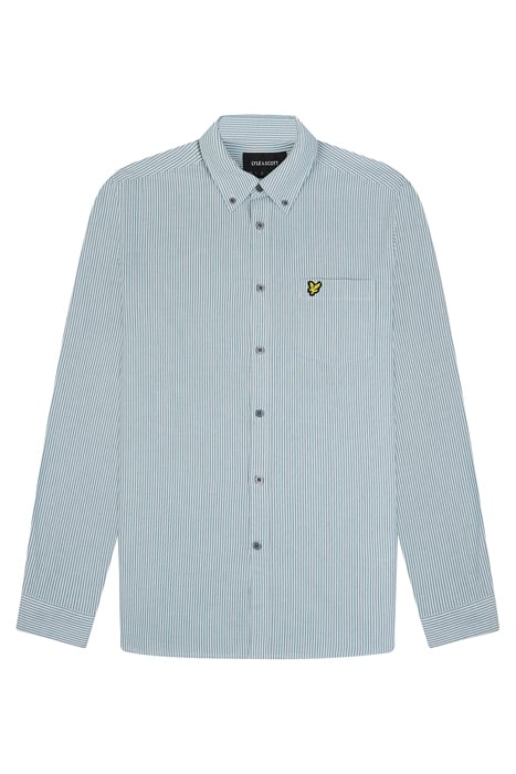 STRIPE OXFORD SHIRT COURT GREEN / WHITE 4