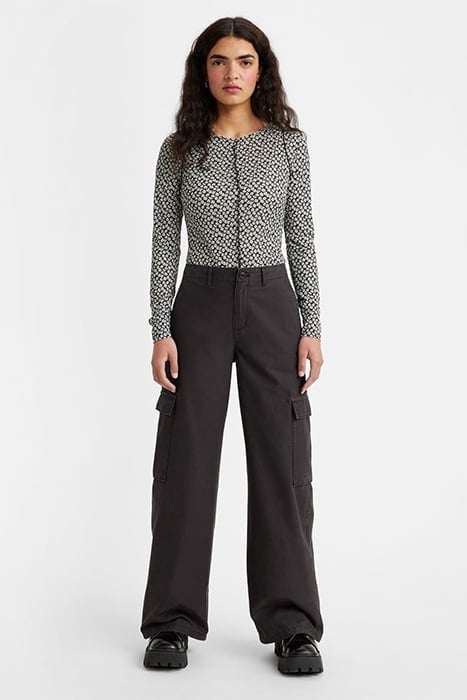 BAGGY CARGO PANT BLACK 1