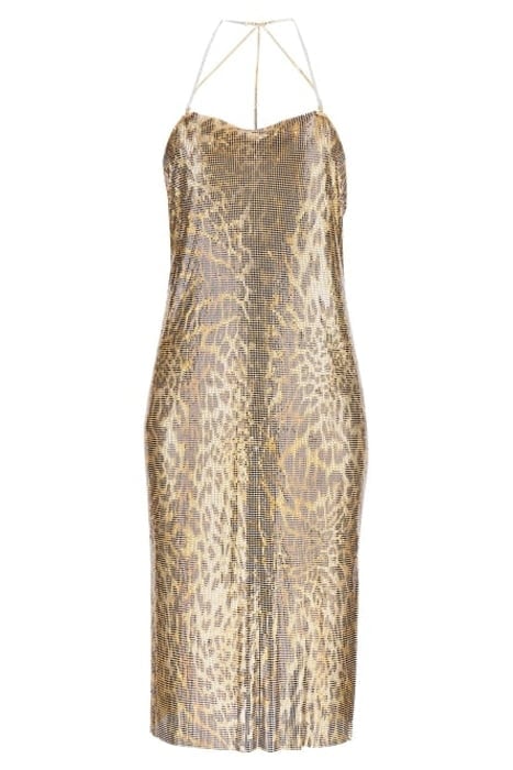 ISA CHAINMAIL SHORT SPELLBOUND MINI DRESS PRINT 4