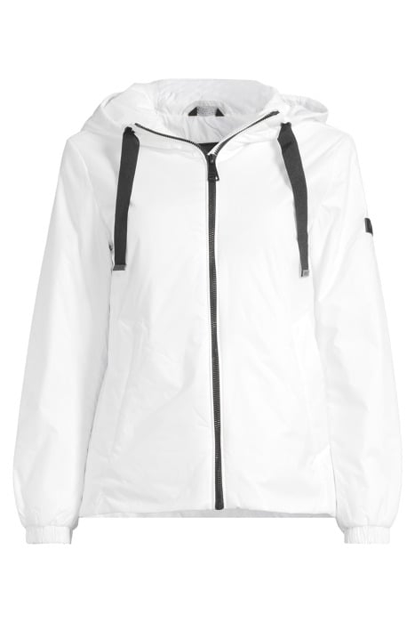 ZIP FRONT W/HOOD JKT WHITE 3