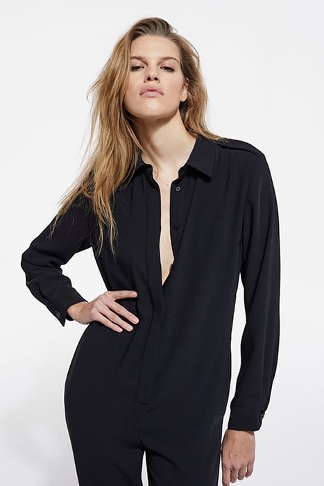 COMBINAISON PANTALON BOUTONS OFFICIER BLACK 4