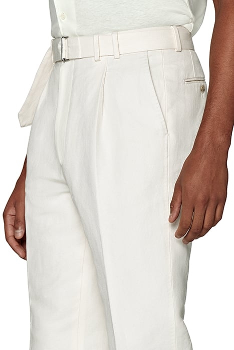 OFF-WHITE WIDE LEG TAPERED TROUSERS OFF-WHITE 5
