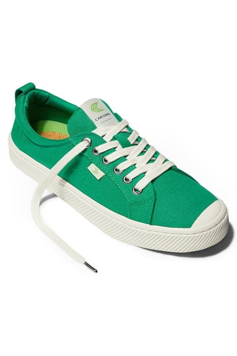 OCA LOW GREEN CANVAS SNEAKER 2