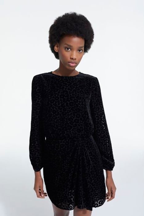 ROBE COURTE DECOLLETE PLONGEANT BLACK 1