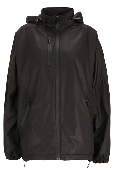 K-WAY WITH SEAM DETAILS AND LOGO ON THE BACK BLACK 4