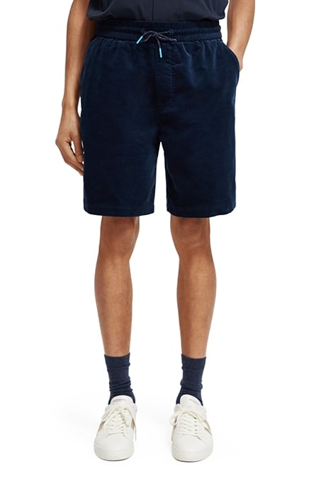 CORDUROY SWEATSHORTS STEEL 1