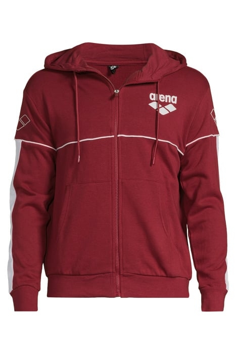 MAN HOODIE A-AFM810W22 RIO RED 19-1656 TPG 3