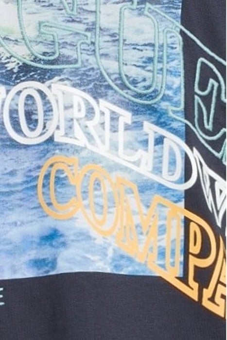 SS CN GUESS BOAT TEE SMART BLUE 5