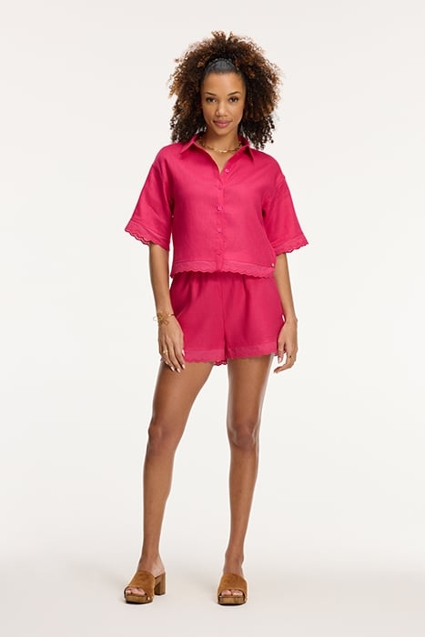 LADIES EMILY BLOUSE PARROT PINK 3