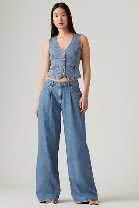 BAGGY FLARED JEANS BLUE 1