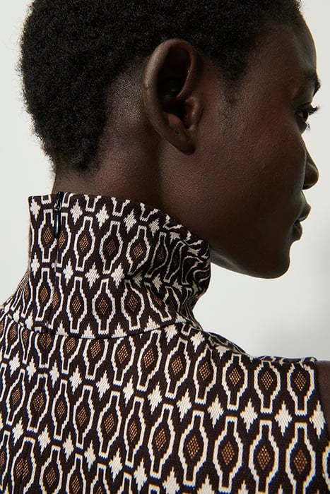 TOP FROM JACQUARD JERSEY MULTI 5