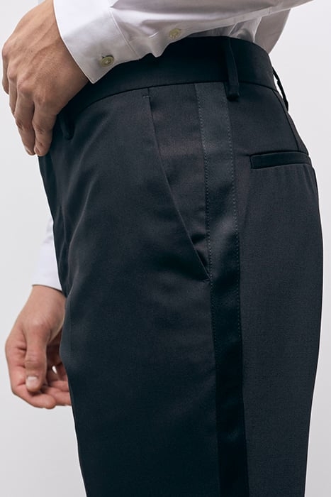 PANTALON COSTUME FORMELLE UNI NOIR BLACK 5