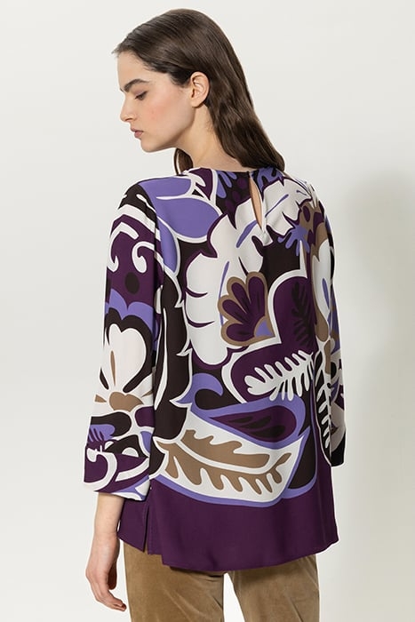 BLOUSE WITH FLOWER PRINT MULTI 2