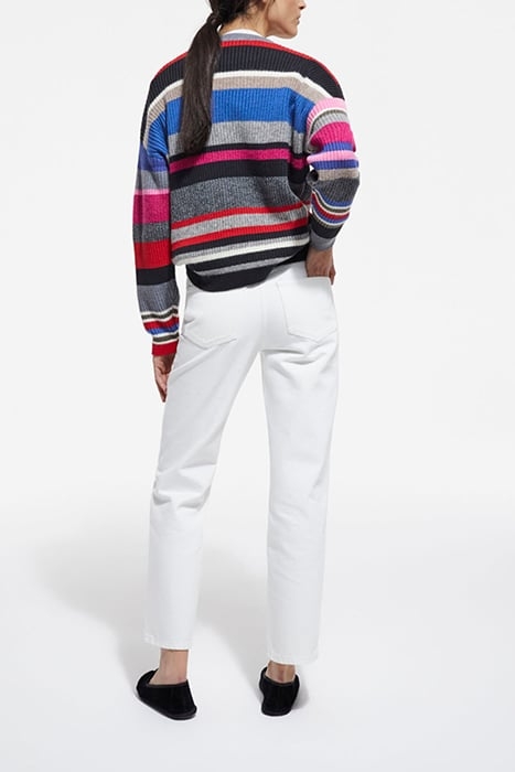 PULL COL ROND RAYE MIX YARN MULTICO 4