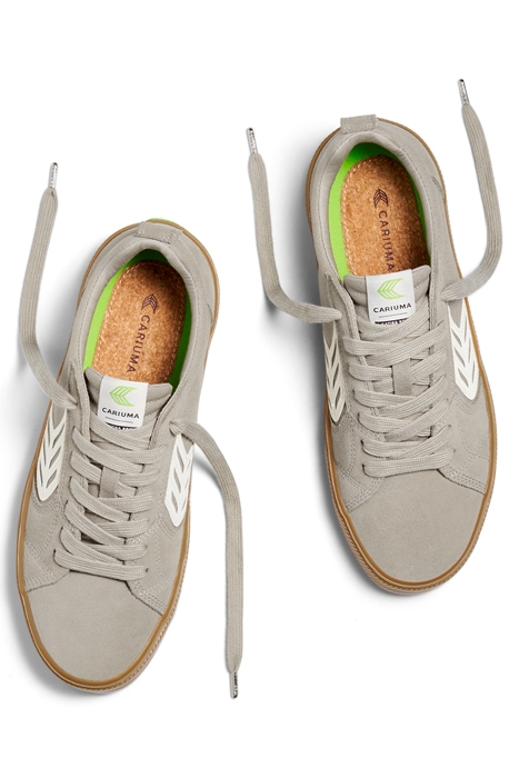 UNISEX CATIBA PRO GUM CLOUD GREY SUEDE AND CANVAS SNEAKER 3